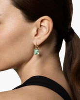 Marbella Drop Earrings in 18K Yellow Gold with Prasiolite, 11mm